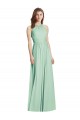 Cutout Open Back Shirred Halter Bridesmaid Dress / Maxi Dress UK