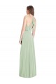 Ruffled Strap Cutout Wrap Chiffon Evening Dress / Maxi Dress UK