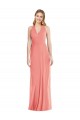V-Neck Halter Chiffon Formal Evening Dress / Maxi Dress Open Back UK
