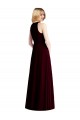 Sleeveless Halter Chiffon Bridesmaid Dress / Maxi Dress UK
