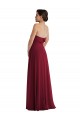Cuffed Strapless Formal Evening Dress / Maxi Dress with Front Slit UK