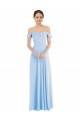 Off the Shoulder Draped Neckline Formal Evening Dress / Maxi Dress UK