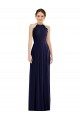 Tie Neck Lace Halter Pleated Skirt Bridesmaid Dress / Maxi Dress UK