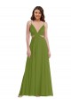 Ruffled Chiffon Cutout Evening Dress / Maxi Dress UK