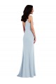 V Back Spaghetti Strap Evening Dress / Maxi Dress with Pockets UK